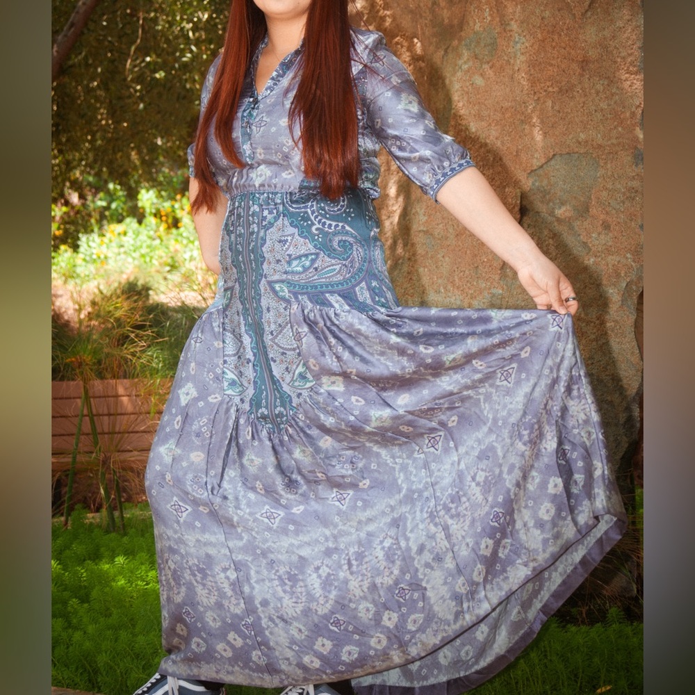 Warm Ladyland Silk Maxi Dress New Without tag Size 5-6